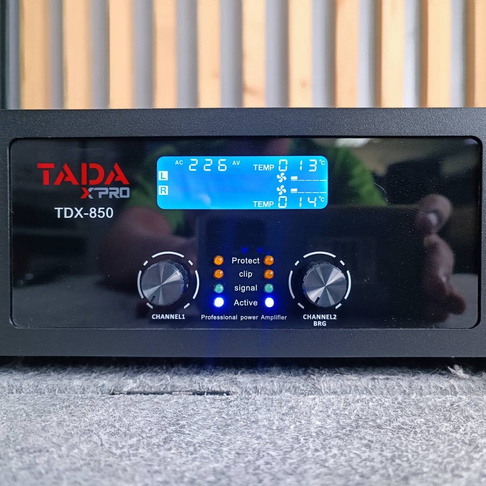TDX-850 poweramp เพาเวอร์แอมป์ 2 แชนแนล กำลังขับ 850 วัตต์ที่ 8 โอห์ม TA DA TDX 850 TDX850 เอไอ-ไพศาล