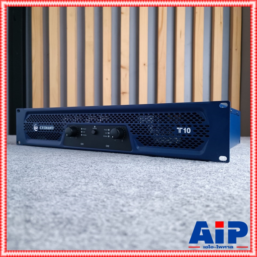 **สินค้าพรีออเดอร์ กรุณาติดต่อแอดมิน** CROWN T-10 poweramp เพาเวอร์แอมป์ เครื่องขยายเสียง 2 ชาแนล กำลังขับ 1000 วัตต์ เครื่องขยายเสียงแบบหม้อแปลง T 10 T10 เอไอ-ไพศาล+++