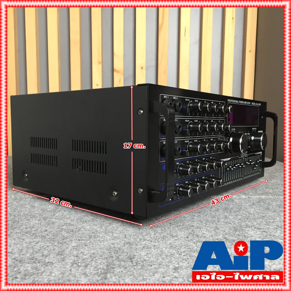 GXL GLA-9955 แอมป์ บลูทูธ GLA 9955 แอมป์ คาราโอเกะ แอมป์ GLA9955 เครื่องขยายเสียง เอไอ-ไพศาล