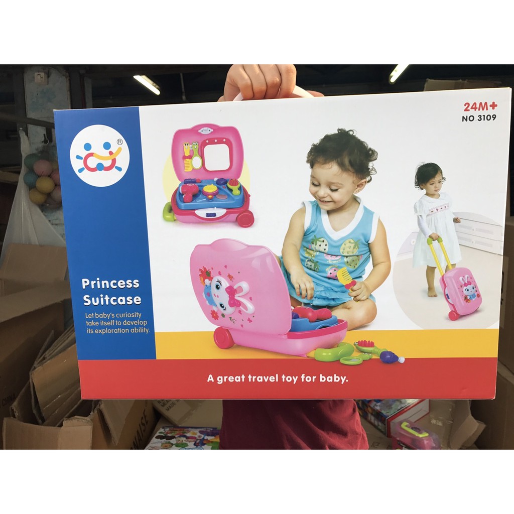 3109 ของเล่นเด็กเสริมสวยกระเป๋าล้อลาก งานแบรนด์ Huile Toys ปลีกกล่องละ