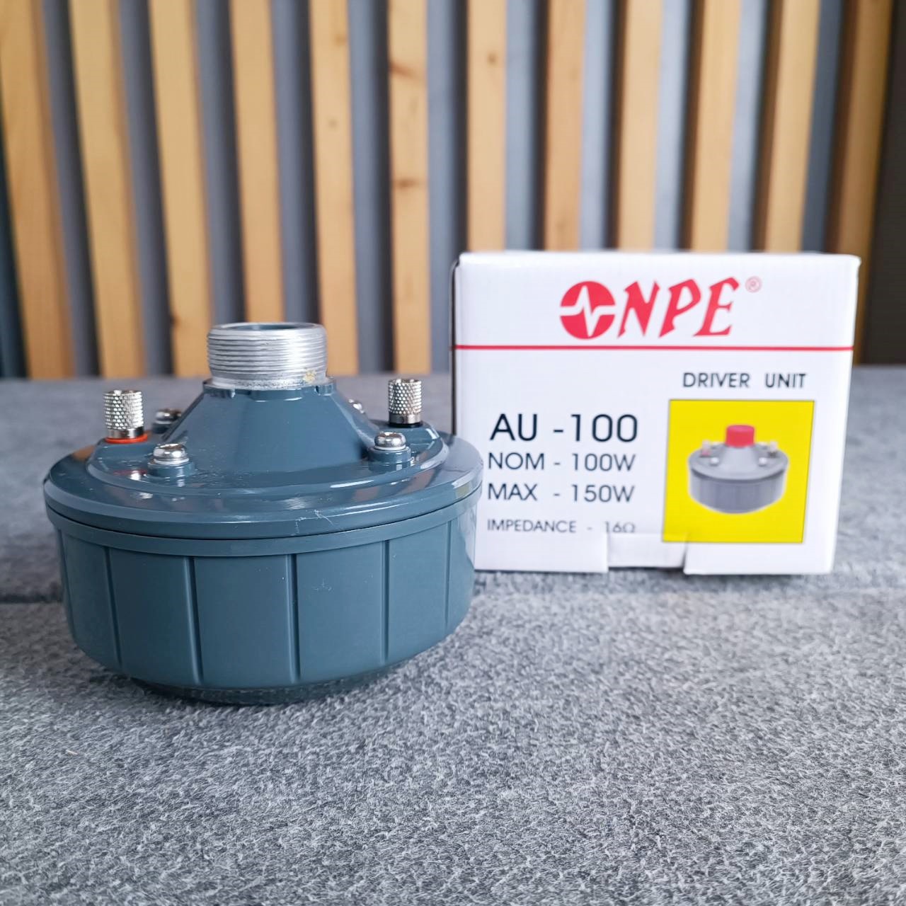 1ดอก NPE AU-100 ยูนิตฮอร์น ลำโพงฮอร์น ก้นฮอร์น เสียงตามสาย AU 100 driver unit AU100 เอไอ-ไพศาล