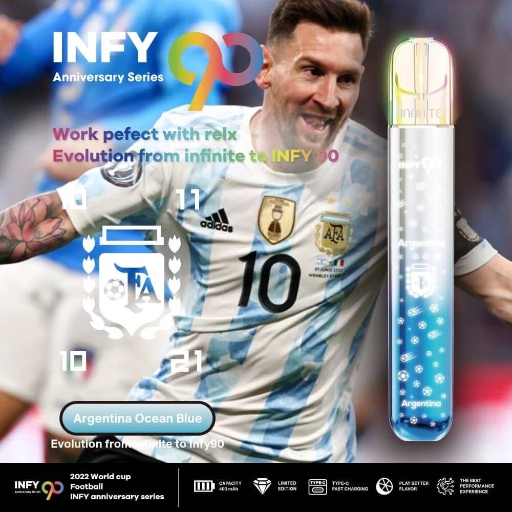 📌โปรโมชั่น Infy90 World Cup Qatar2022 Limited เครื่องเปล่าพร้อมสายชาร์จ 400mAh