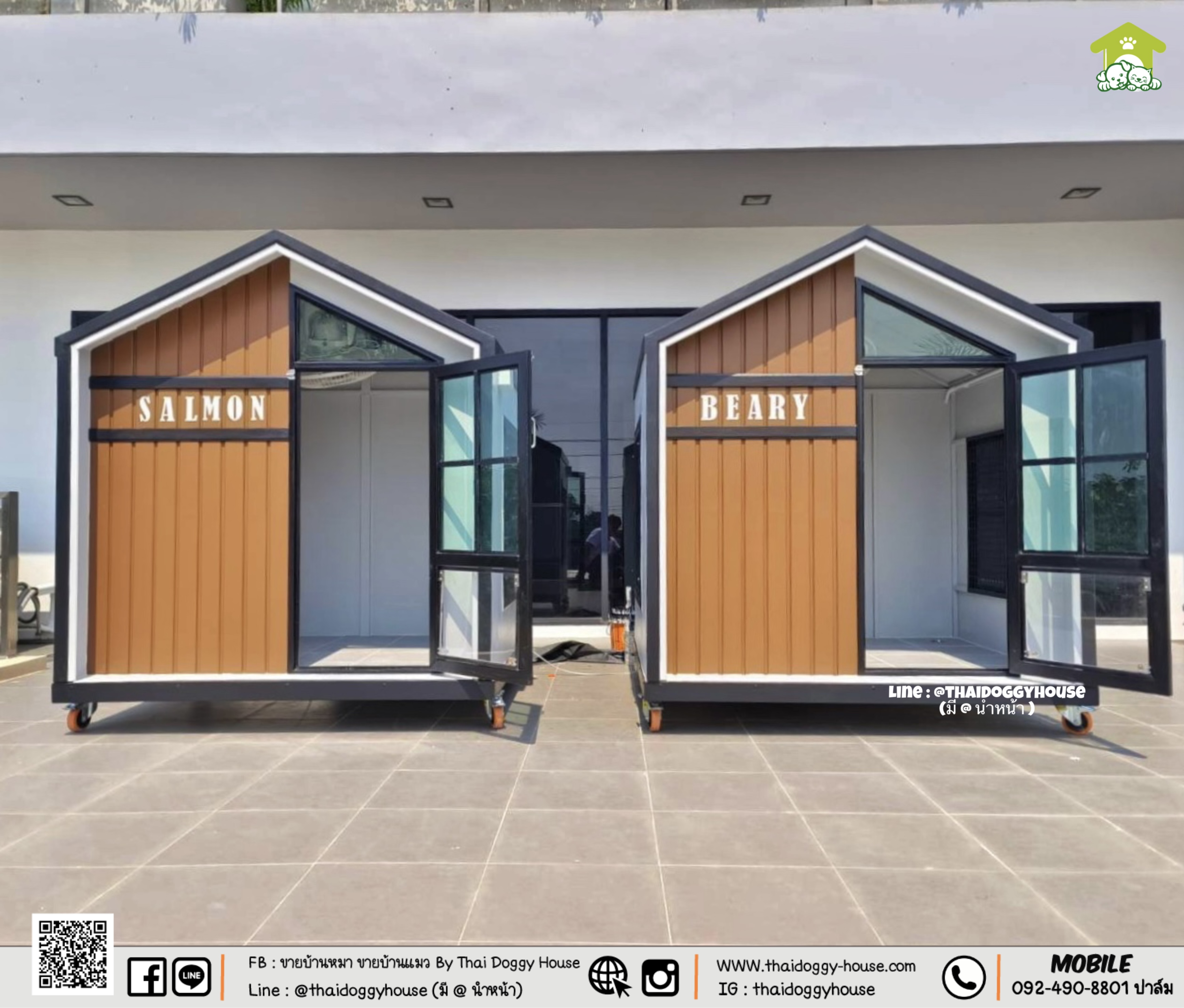 ✨ 𝗠𝗜𝗡𝗜𝗠𝗔𝗟 𝗦𝗧𝗬𝗟𝗘 บ้านหมา บ้านแมว " 𝐓𝐇𝐀𝐈 𝐃𝐎𝐆𝐆𝐘 𝐇OUSE