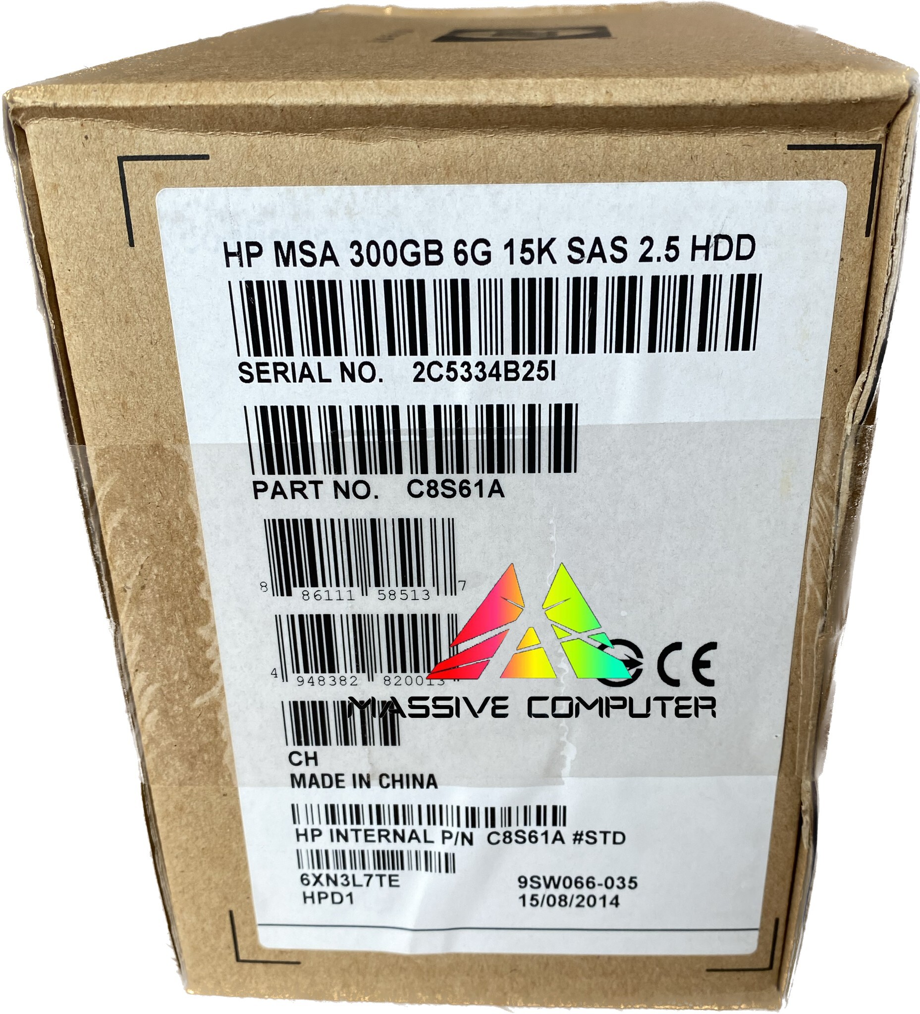 C8S61A HP MSA 300GB 6G 15K 2.5 DP ENT SAS HDD ราคา ขาย ราคาถูก จำหน่าย