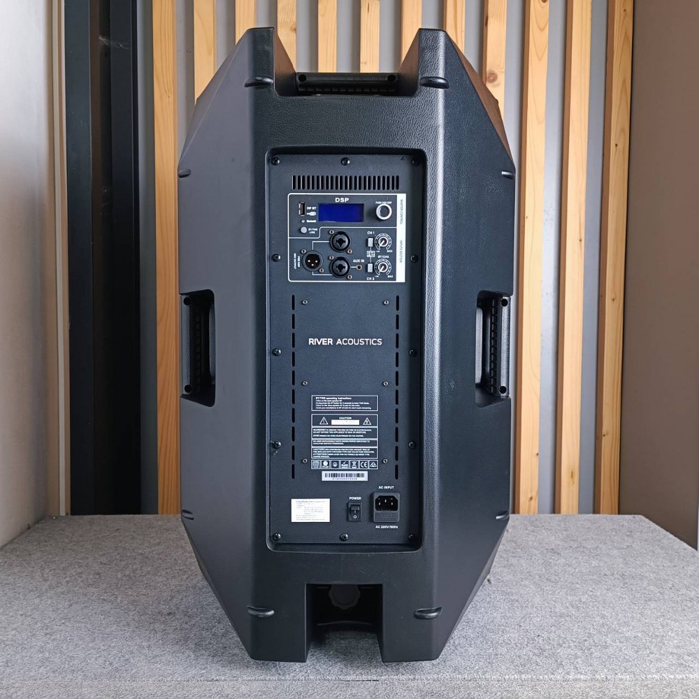 River Acoustics K-15 ลำโพง 15" ลำโพงมีเเอมป์ในตัว ตู้ลำโพงมีแอมป์ขยาย ACTIVE SPEAKER K 15 K15 เอไอ-ไพศาล