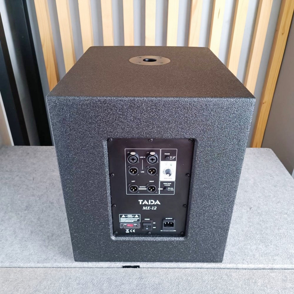 TADA ME-12 active subwoofer มีแอมป์ ตู้ ลำโพง ตู้ซับ ซับวูฟเฟอร์แบบแอคทีฟ ME 12 ธาดา ME12 เอไอ-ไพศาล