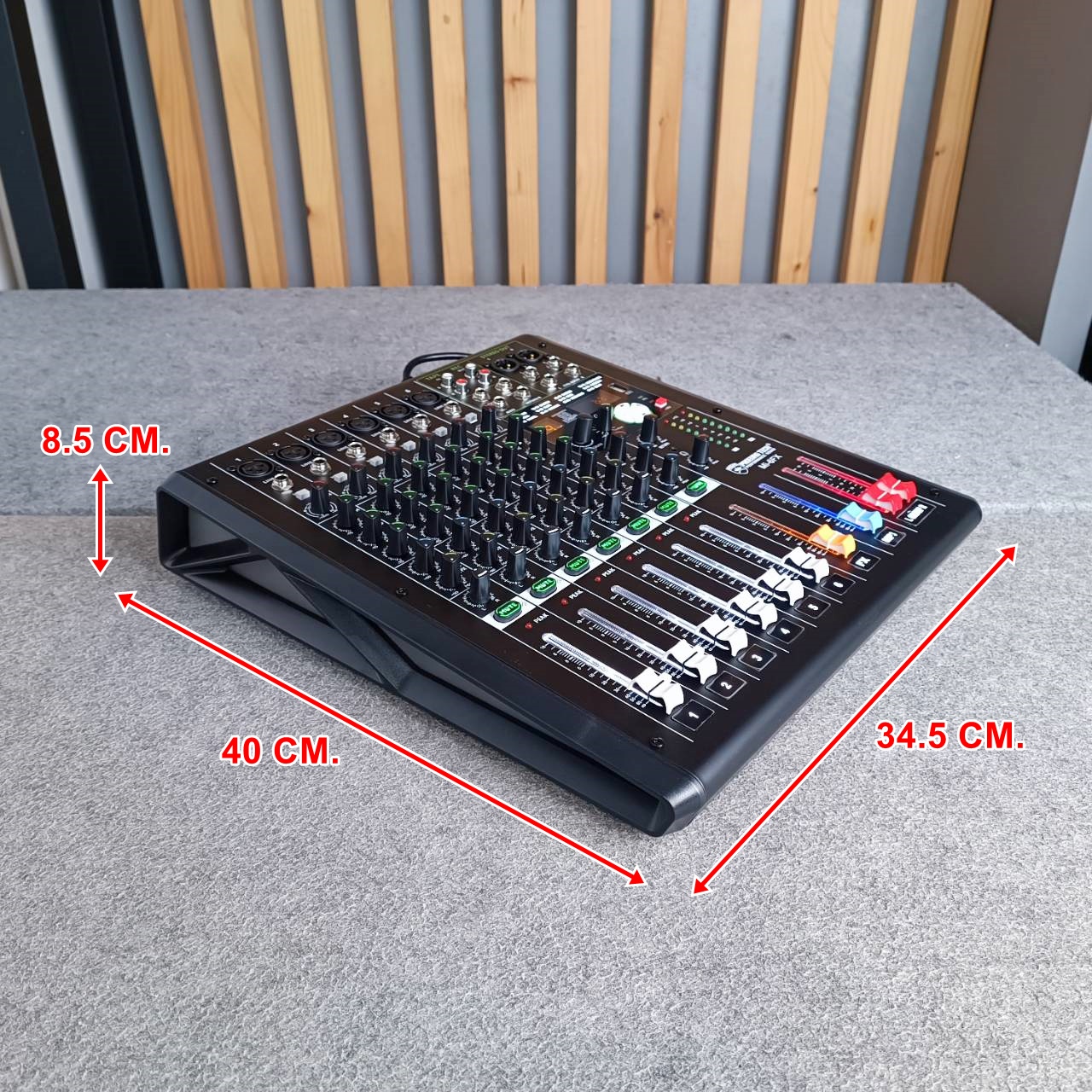PROEUROTECH MI-6FX MIXER มิกซ์ โปรยูโรเทค มิกเซอร์ มีเอฟเฟค MI 6FX รองรับ USB และ บูลทูธ MI6FX เอไอ-ไพศาล