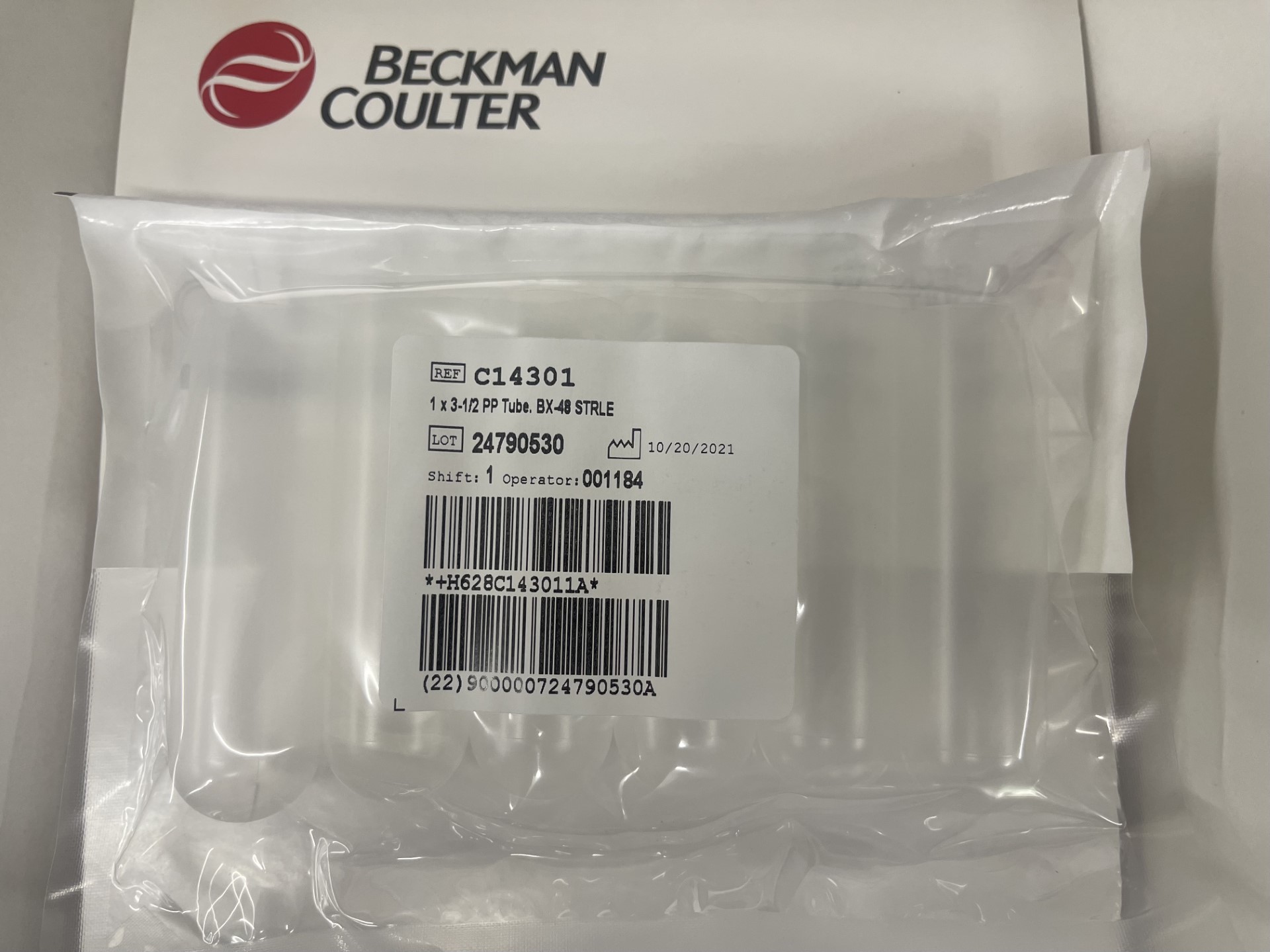 Tube Culture Beckman Coulter