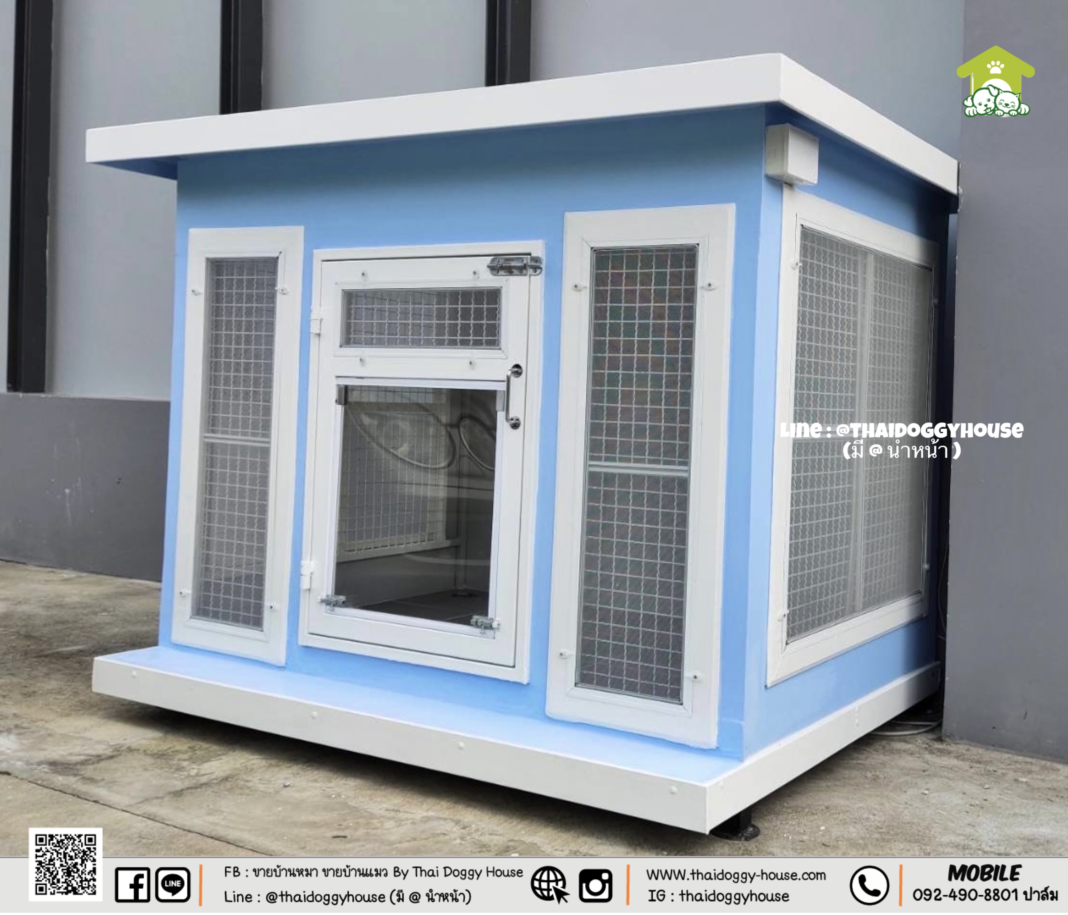 บ้านหมา บ้านแมว " 𝐁𝐎𝐗 𝐒𝐓𝐘𝐋𝐄 𝐁𝐘 𝐓𝐇𝐀𝐈 𝐃𝐎𝐆𝐆𝐘 𝐇𝐎𝐔𝐒𝐄 " &#x