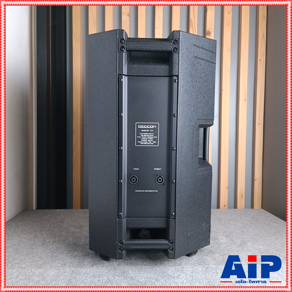 1ใบ DECCON EV-15 ลำโพง 15 นิ้ว 2 ทาง พลาสติก ABS ev-15s ตู้ลำโพงไฟเบอร์ PA ตู้ลำโพงขนาด 15 นิ้ว EV 15 EV15 เอไอ-ไพศาล +++