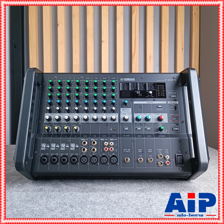 YAMAHA EMX5 POWERMIXER เพาเวอร์มิก เครื่องขยายเสียง มิกซ์ MIXER เพาเวอร์มิกยามาฮ่า มิกEMX2 เอไอ-ไพศาล +++
