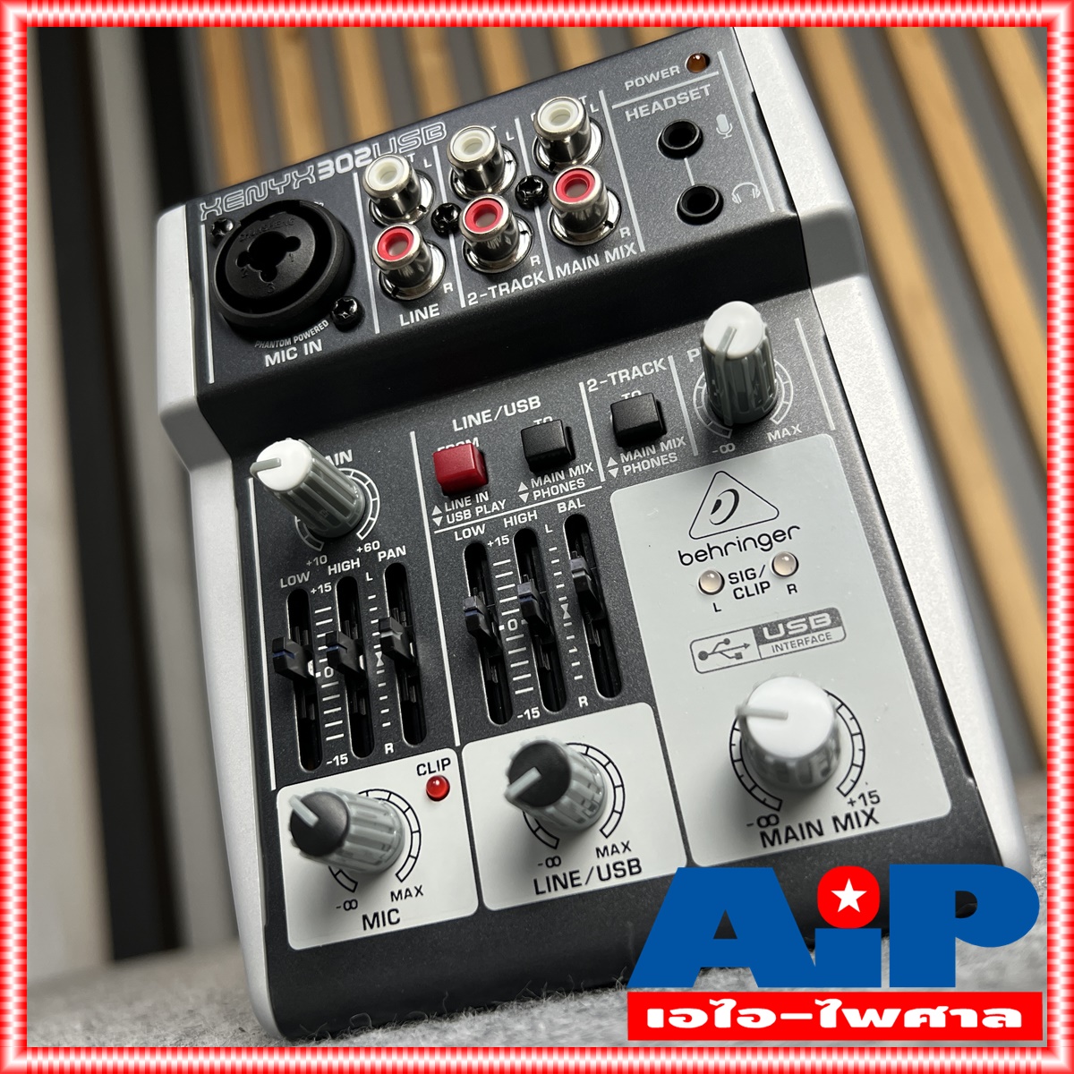 BEHRINGER XENYX-302 USB mixer XENYX 302USB ( มิกเซอร์ 302 USB พร้อม USB/Audio Interface ) XENYX302USB +++