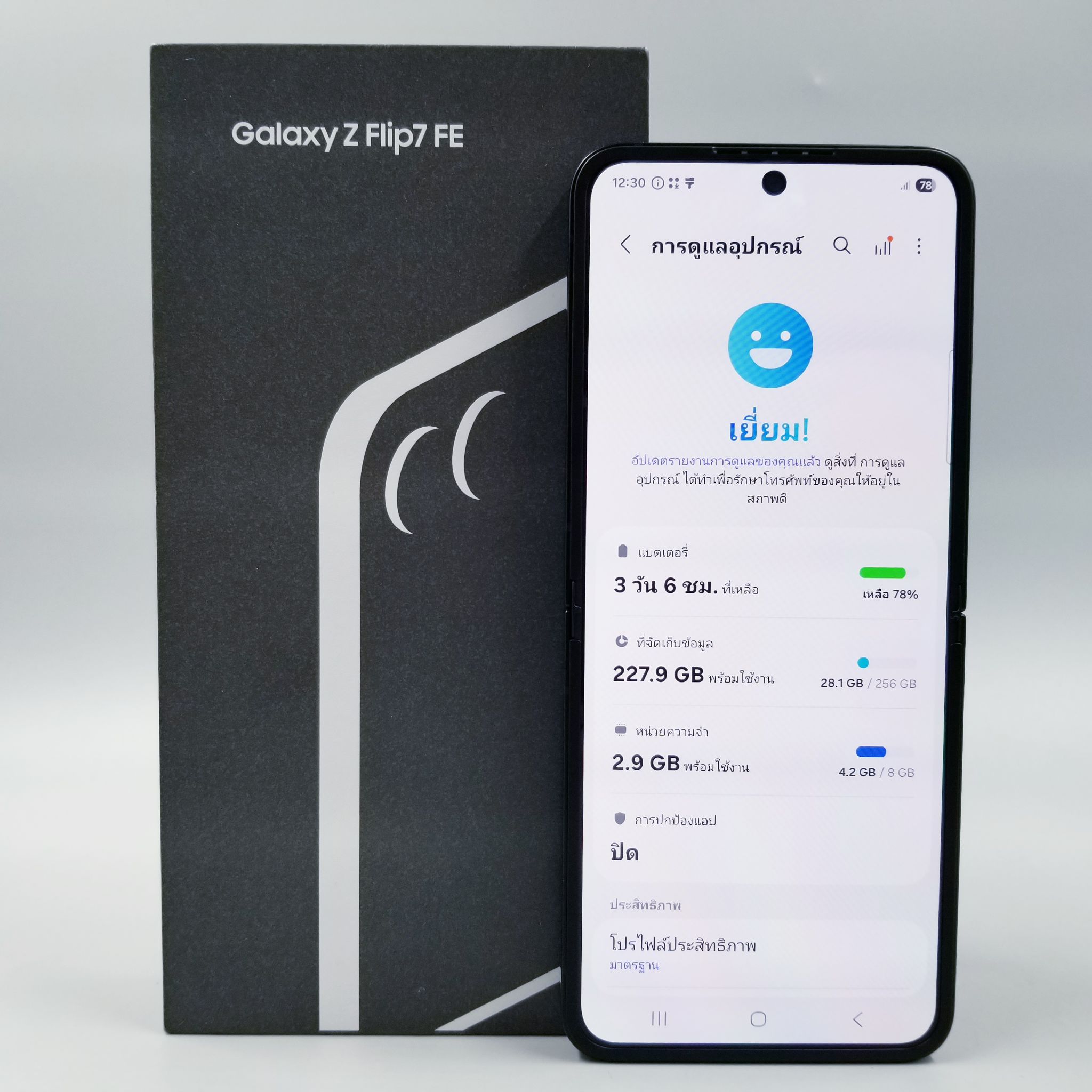 🧛♀️Samsungs Galaxy Z Flip7 FE 8/256GB Black (5G)🧛♀️🧛♀️มาแล้ว!! Flip7 FE #ศูนย์ไทย จอพับได้ พกพาง่าย มีประกันSamsung Care+ ราคาเบาๆ!!🧛♀️