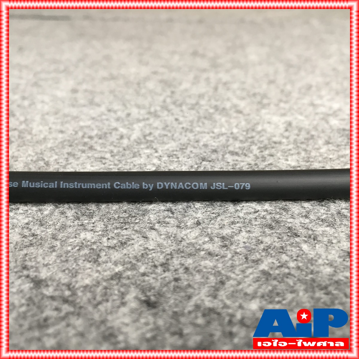 สายสัญญาณกีต้าร์ JSL079 หัวตรง+งอ 3เมตร DYNACOM สายชีลด์กีต้าร์ ROCK JSL079 เข้าหัว เข้าหัวโฟน PHONE MONO 1/4 อย่างดี