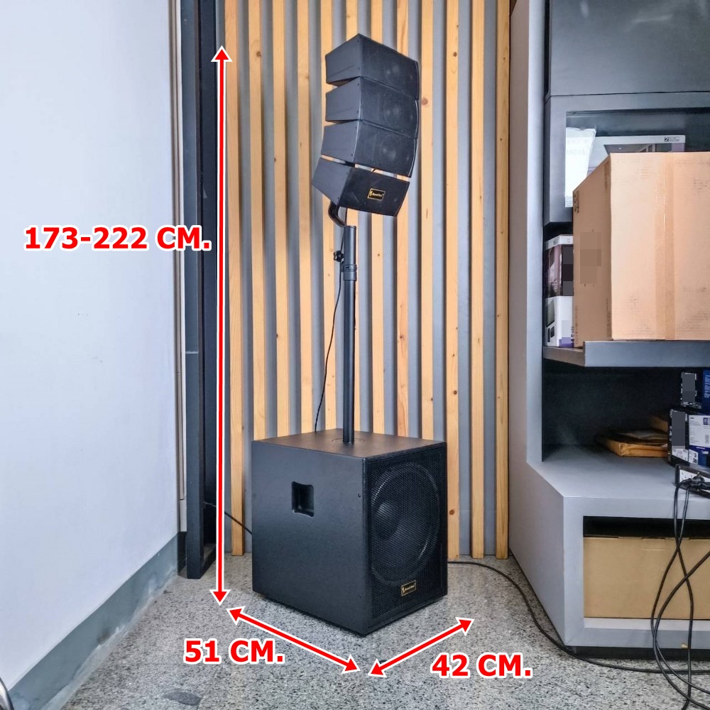 yyy SOUNDBEST SUB-LA15 ชุด ตู้ลำโพง คอลัมน์ ตู้ลำโพงACTIVE Column Speakers SUB LA15 SUBLA15 เอไอ-ไพศาล