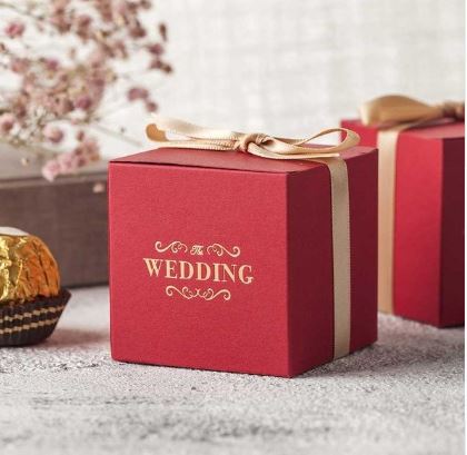 กล่องกระดาษ Diy กล่องกระดาษใส่ช็อคโกแลต แบบสวย ๆ กล่องใส่ของชำร่วย งานแต่งงาน ตกแต่งงาน 994659