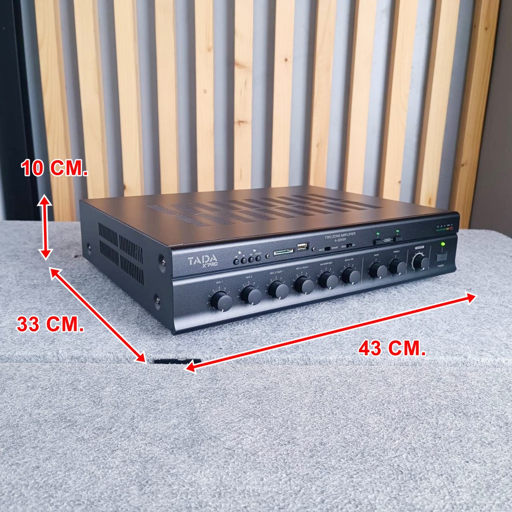 TADA A-2240H powermixer two zoneเพาเวอร์ลายน์ Power Amplifier (H version) TA DA A 2240H ธาดา A2240H เอไอ-ไพศาล