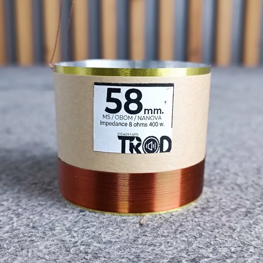 อลูมิเนียม วอยซ์ เบอร์58 อลูมิเนียม วอยซ์ทั่วไป วอยซ์เทียบเบอร์58 VOICE COIL วอยล์ ลำโพง ดอกลำโพง อะไหล่ลำโพง เอไอ-ไพศาล