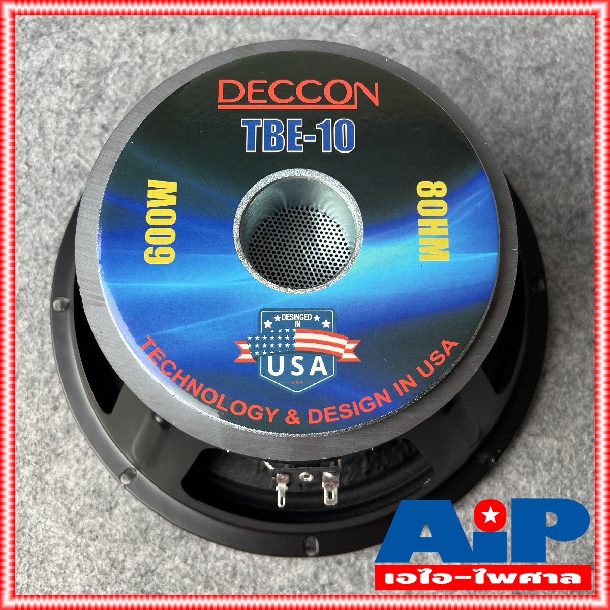 1ดอก DECCON TBE-10 ลำโพง10นิ้ว ดอกลำโพง10 นิ้ว กำลังขับ 600 W ความต้าน 8 OHM แม่เหล็กใหญ่ TBE10 TBE 10 เอไอ-ไพศาล