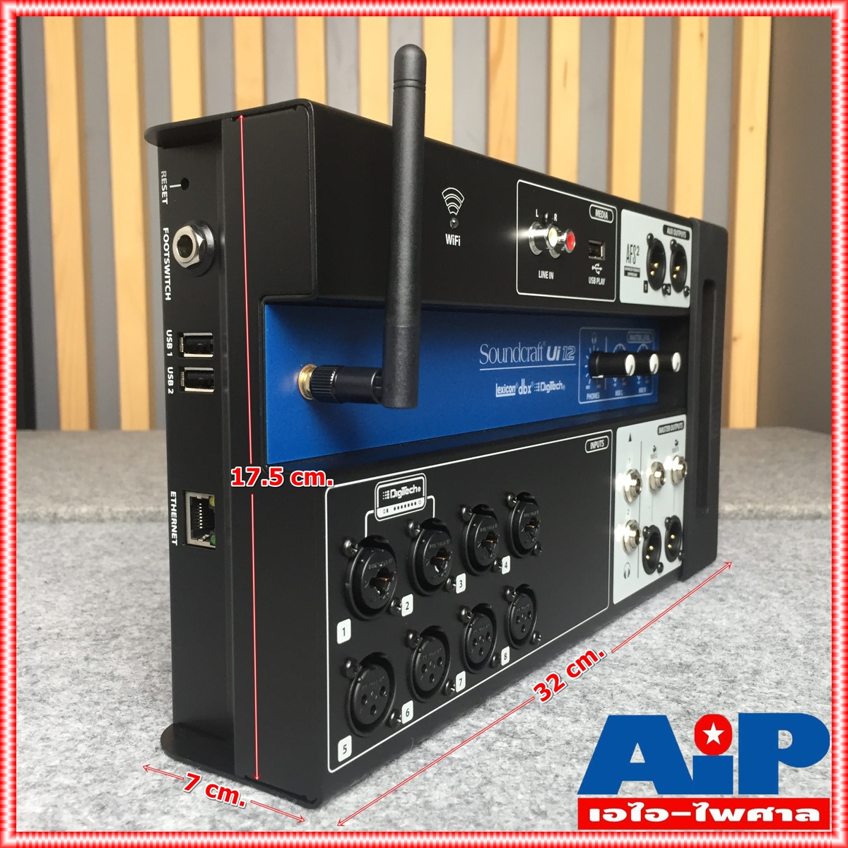 SOUNDCRAFT UI12 Digital Mixer มิกเซอร์ มิกดิจิตอล เครื่องปรับแต่งเสียง MIX UI 12 UI-12 เครื่องเสียง เอไอ-ไพศาล +++