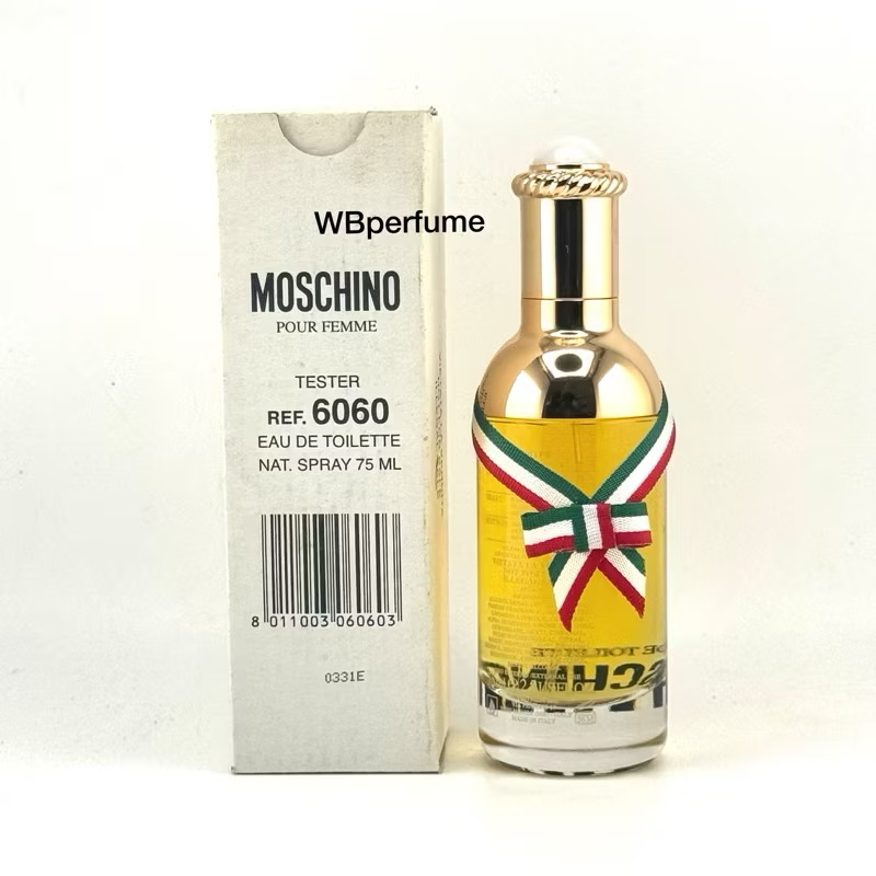 น้ำหอมของแท้ 100% Moschino pour femme edt 75ml tester