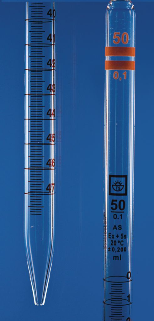 Pipette, Graduated Class A 0.1 ml-50 ml