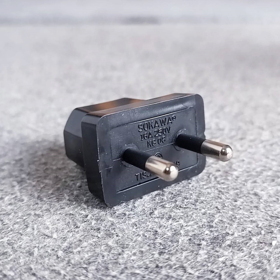 SOKAWA S-319 บล็อคยาง4x8 3กราวน์คู่ มีเบเกอร์ มาตราฐาน มอก. บล็อคยางพร้อมปลั๊กกราวด์คู่ บล็อคยาง6ช่อง เอไอ-ไพศาล