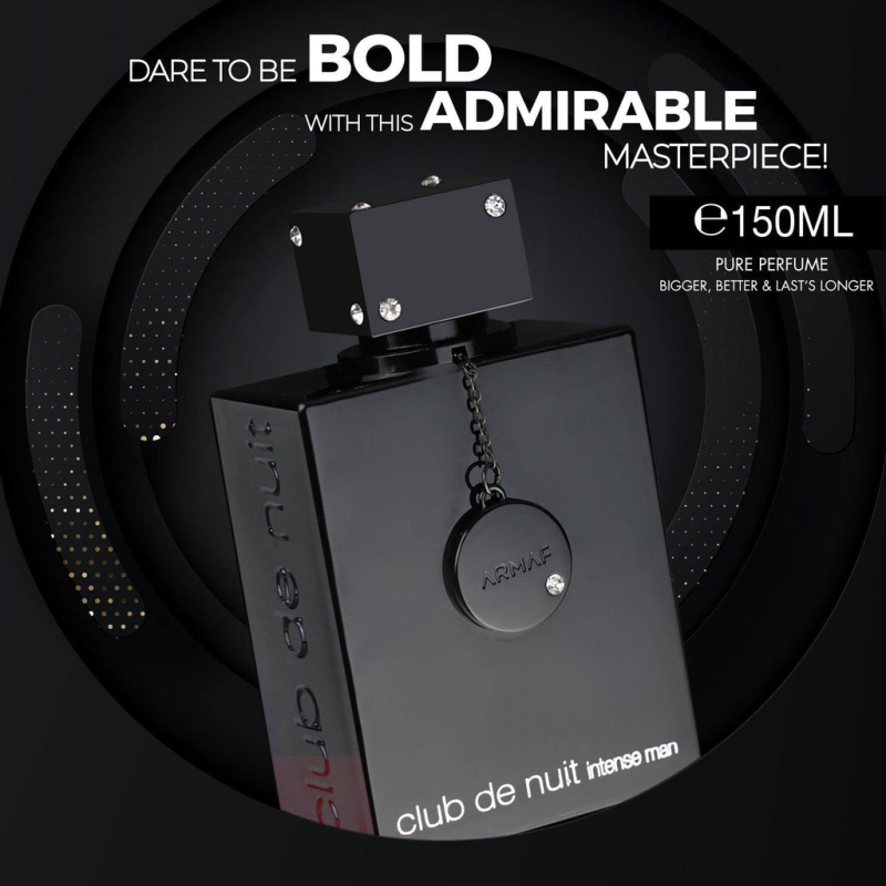 น้ำหอมแท้100% ARMAF Club De Nuit Intense Man Pure Parfum 150ml.