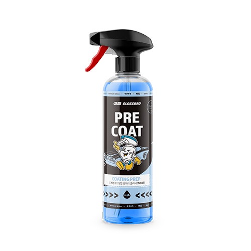 GLOSSBRO Pre Coat, สเปรย์ทำความสะอาดเตรียมพื้นผิวก่อนการเคลือบ 500ml