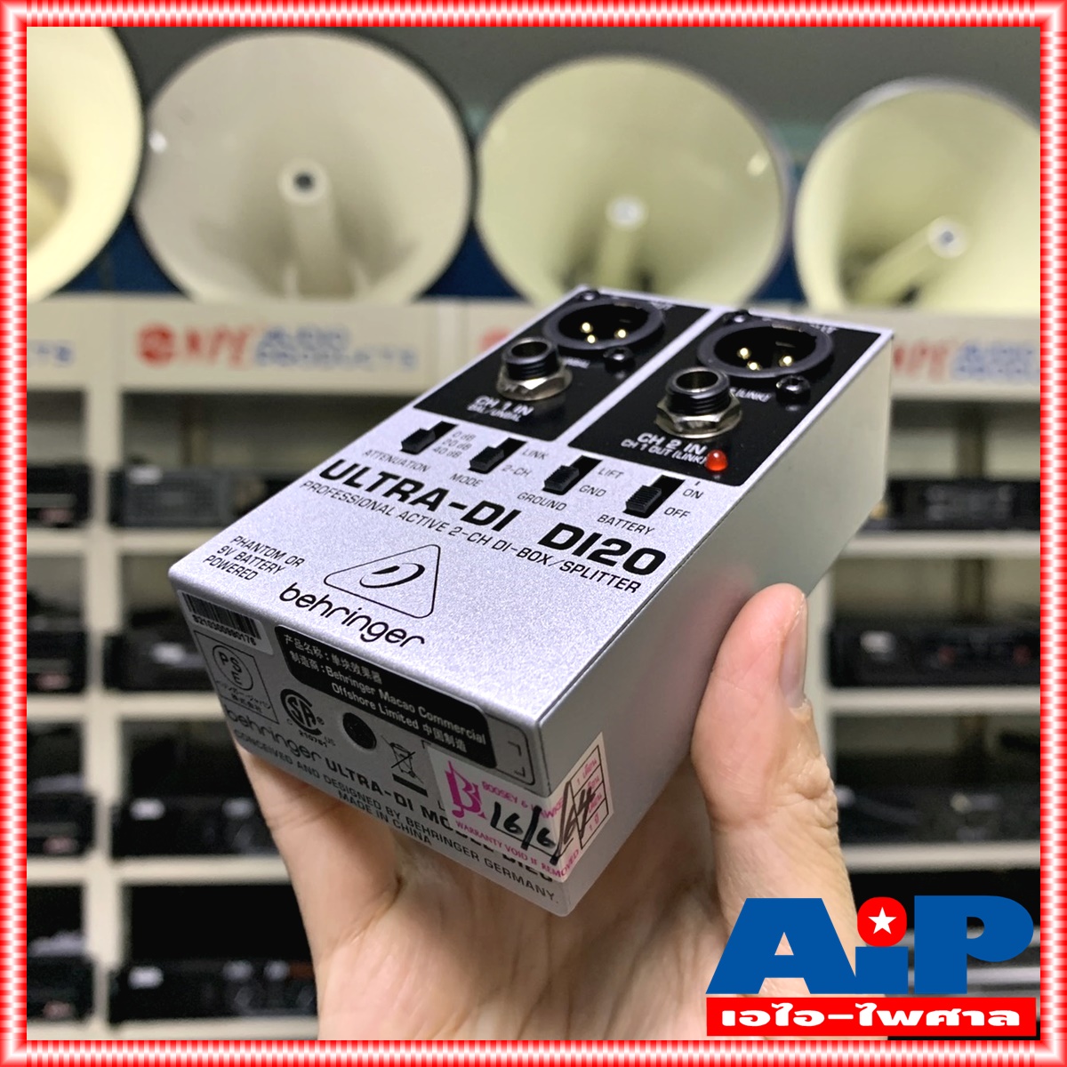 BEHRINGER DI20 ULTRA DI BOX DI 20 Professional Active 2 Channel DI-Box Splitter DI-20 เอไอ-ไพศาล +++