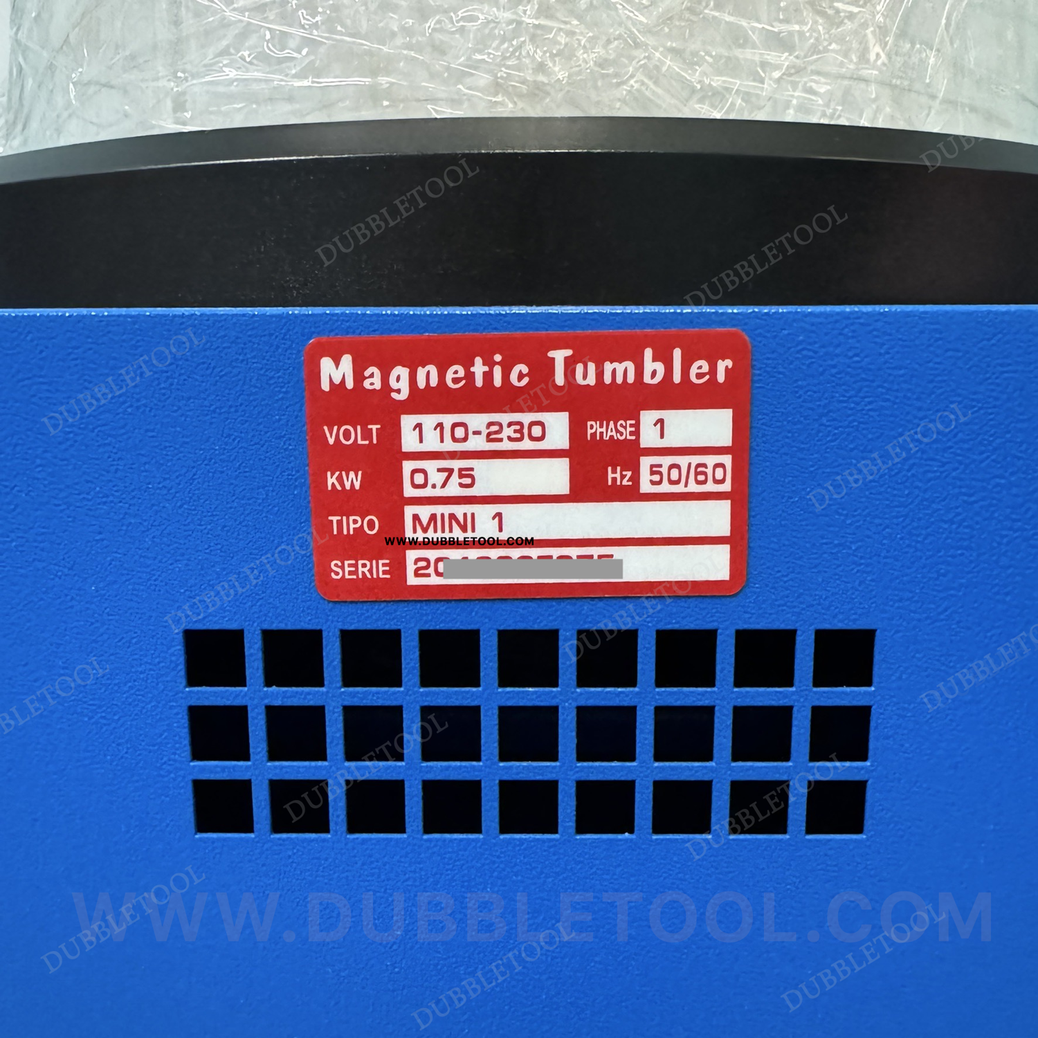 เครื่องร่อนเข็มแม่เหล็ก เครื่องร่อนเข็ม รุ่น KT-360A Rolling Tumbler Barrel 1.3Kg