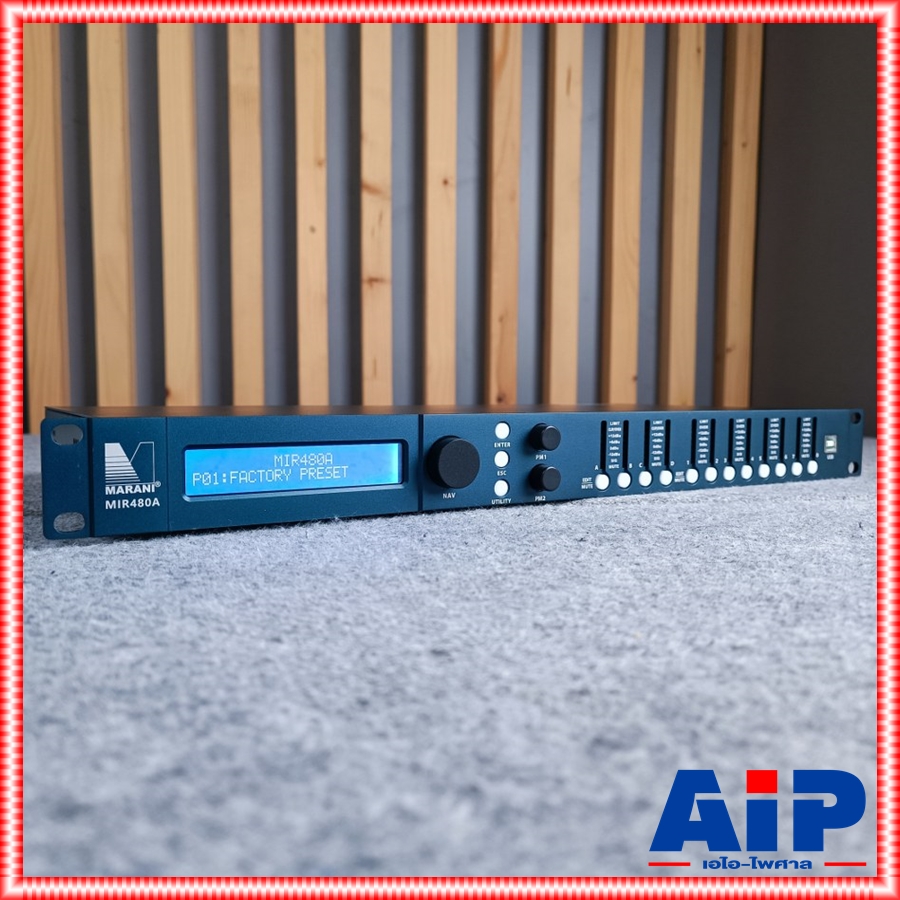 MARANI MIR480A 4IN 8OUT loudspeaker processor ดิจิตอลครอสโอเวอร์ อินพุตและเอาต์พุต โดยมีการประมวลผล Sampling Rate 96kHz MIR 480 A MIR480A เอไอ-ไพศาล +++
