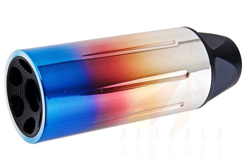 DYTAC SLR EXTENDED LINEAR COMPENSATOR (CASE ONLY, MULTICOLOR, 14MM CCW) (LICENSED BY SLR RIFLEWORKS)