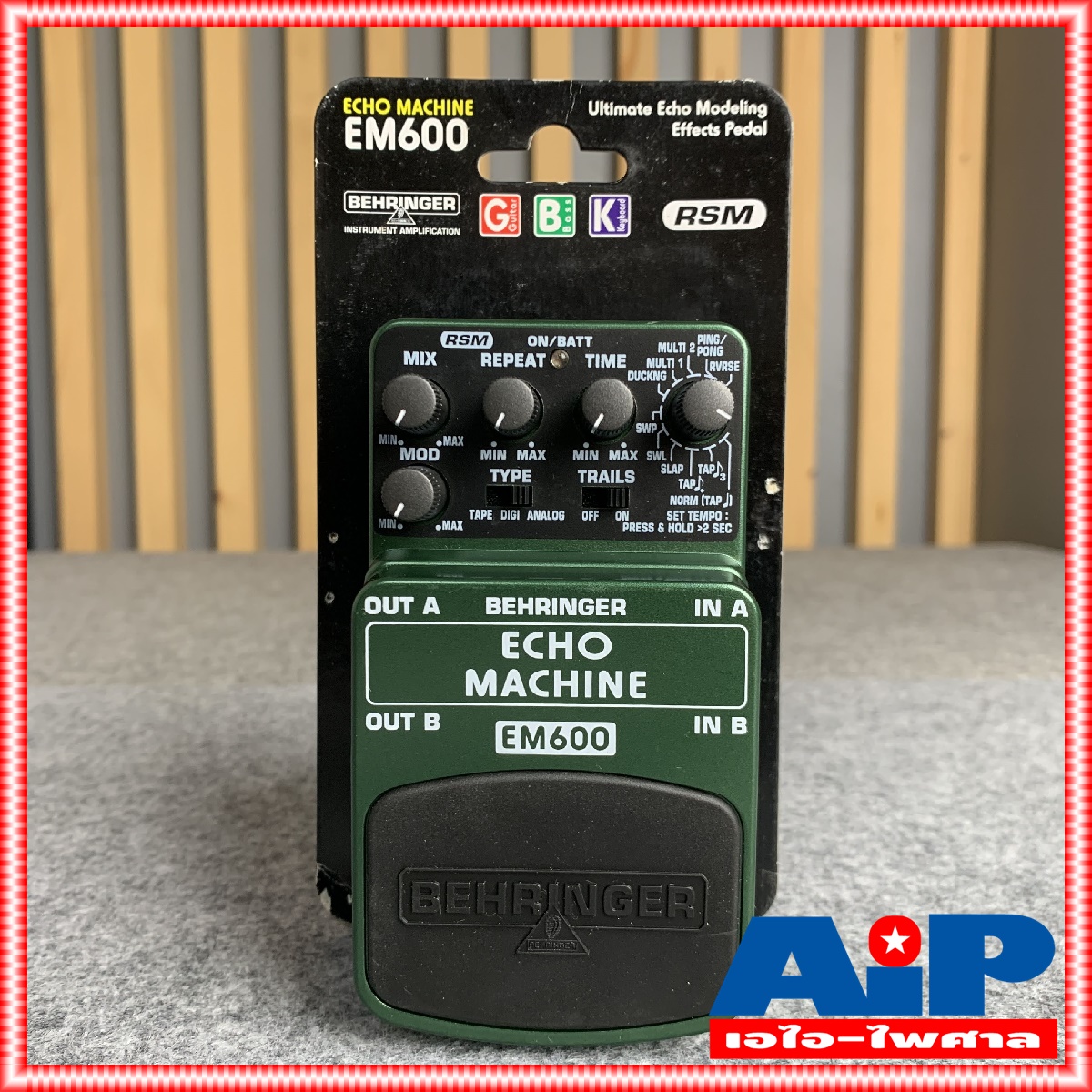 BEHRINGER EM600 เอฟเฟคกีต้าร์ Echo Machine เอฟเฟคเสียงเอคโค EM-600 EM 600 เอไอ-ไพศาล +++