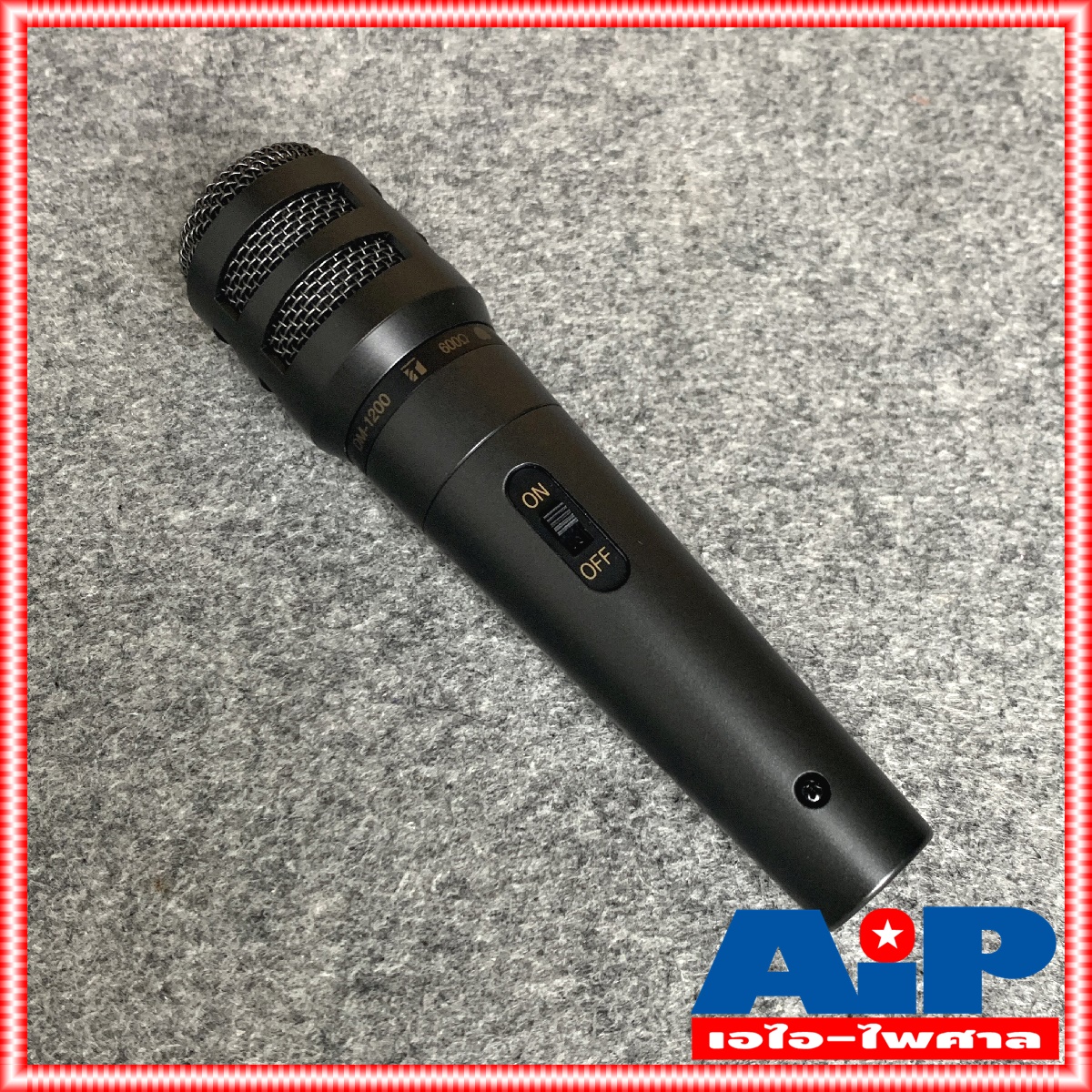TOA DM-1200 ไมค์สาย ไมโครโฟนไดนามิค ไมค์พร้อมสาย Mic ไมค์TOA DM1200 DM 1200 โตอะ เอไอ-ไพศาล