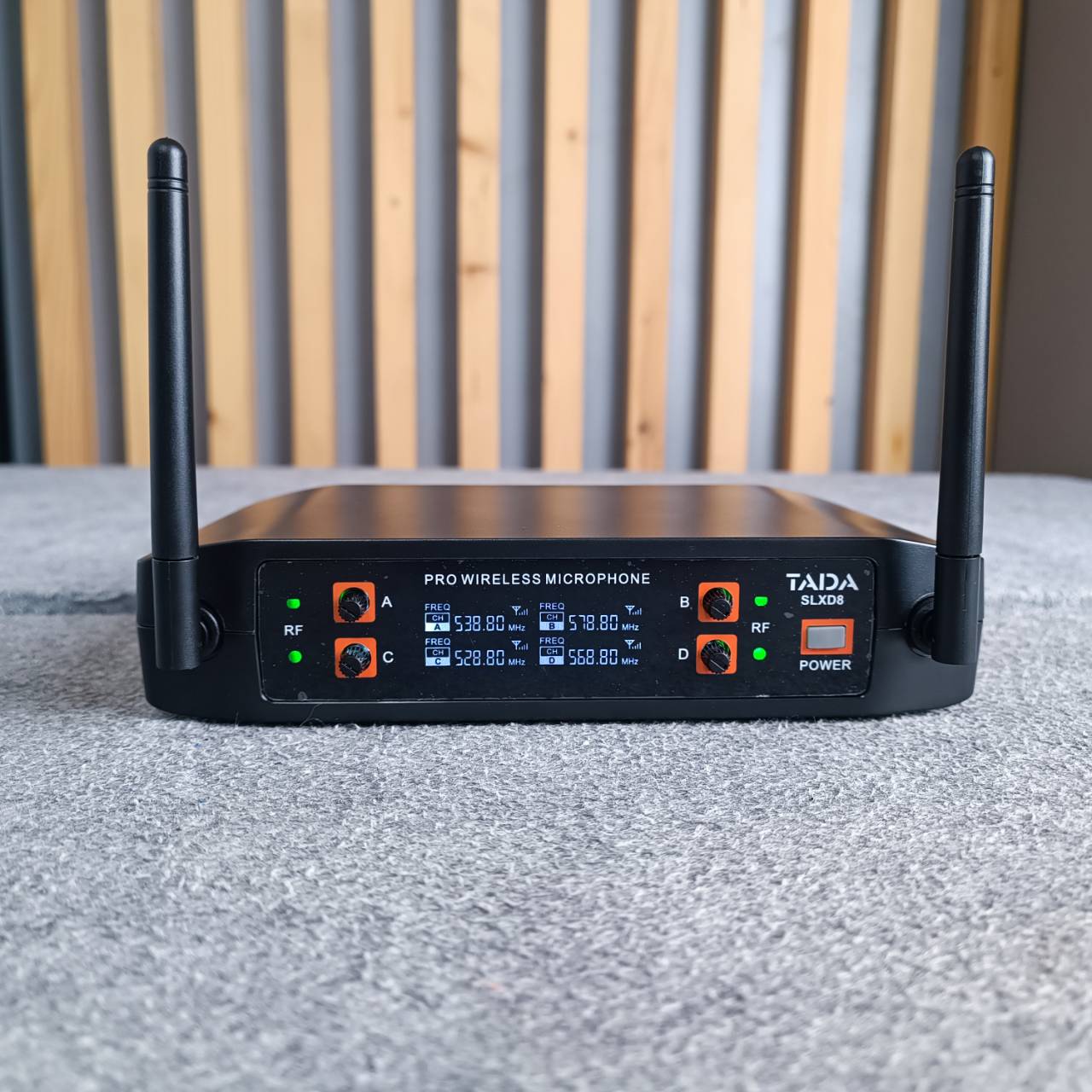 TADA SLXD8 ไมค์ลอย 4ด้าม ไมค์ลอยคู่ ไมค์ลอยไร้สายเสียงดี ไมค์ลอย ไมค์คาราโอเกะ WIRELESS MICROPHONE ta da SLXD-8 ธาดา SLXD 8 เอไอ-ไพศาล