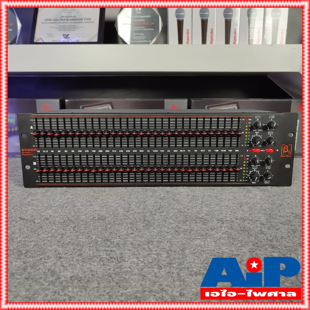 BETA THREE EQ-2231 EQ31BAND อีควอไลเซอร์ EQ 2231 EQตัวปรับแต่งเสียง สเตอริโอกราฟฟิกอีควอไลเซอร์ เครื่องปรับแต่งเสียง