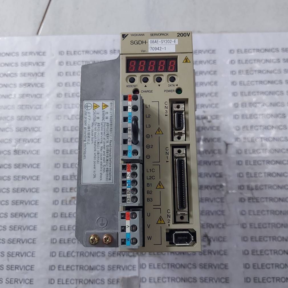 SGDH-08AE-SY202-E SERVO DRIVE "YASKAWA"