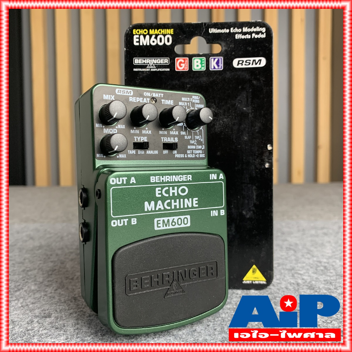 BEHRINGER EM600 เอฟเฟคกีต้าร์ Echo Machine เอฟเฟคเสียงเอคโค EM-600 EM 600 เอไอ-ไพศาล +++