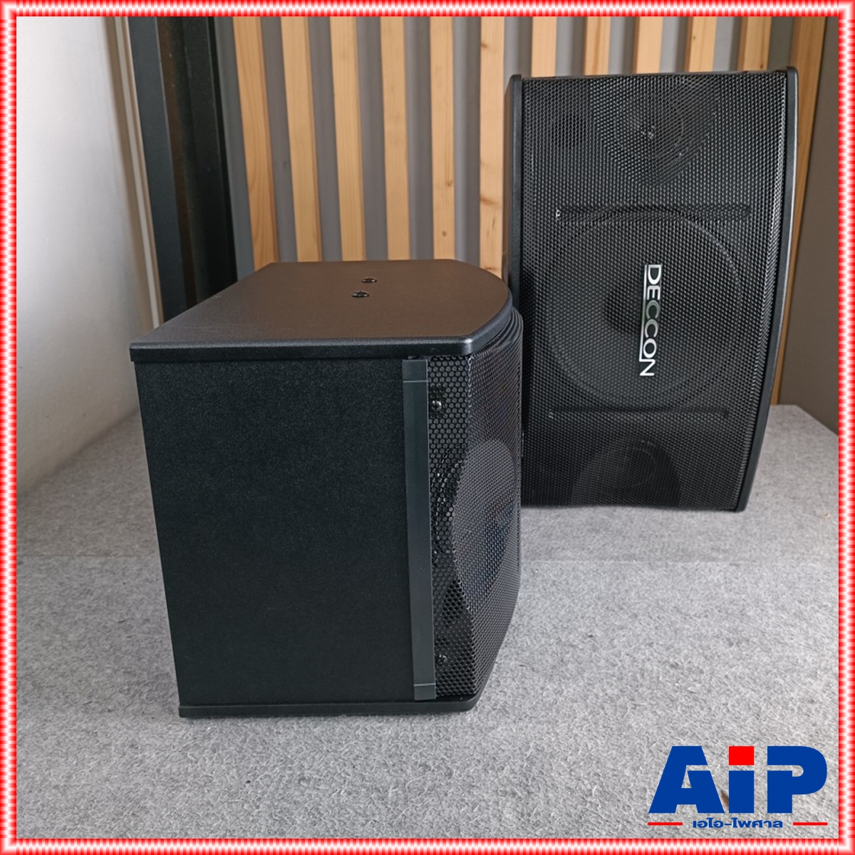 1คู่ DECCON KTV-10 ตู้ลำโพงคาราโอเกะ 10นิ้ว เดคคอน KTV 10 ตู้ลำโพงคาราโอเกะ KTV10 DEC CON ตู้ลำโพง ลำโพง คาราโอเกะ ดอกลำโพง 10นิ้ว เอไอ-ไพศาล