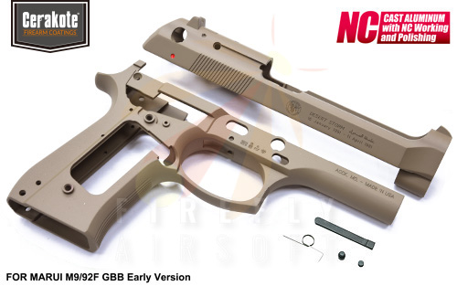 GUARDER M92F-05(B)BK CUSTOM SLIDE & FRAME TM M9 DESERT STORM
