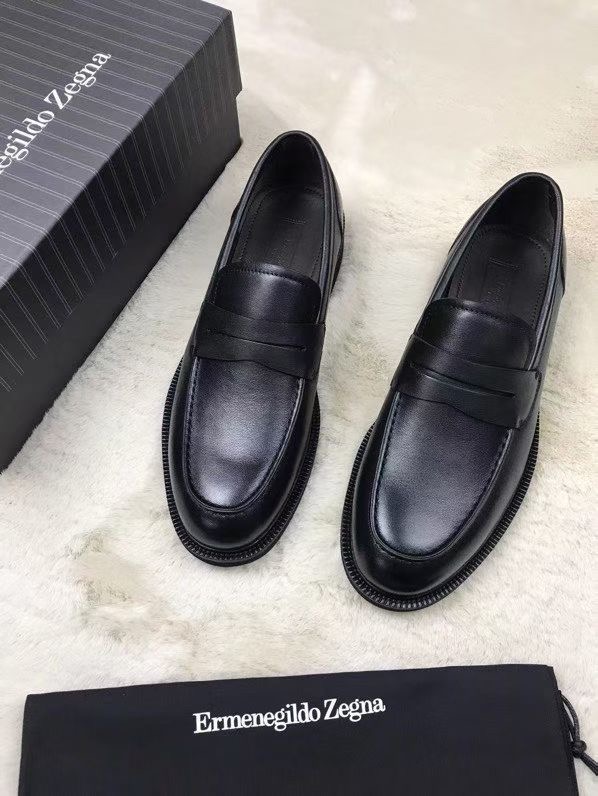 **do** รองเท้าหนัง Zegna Siena Flex Shoes ของผู้ชาย สินค้าใหม่ ของแท้