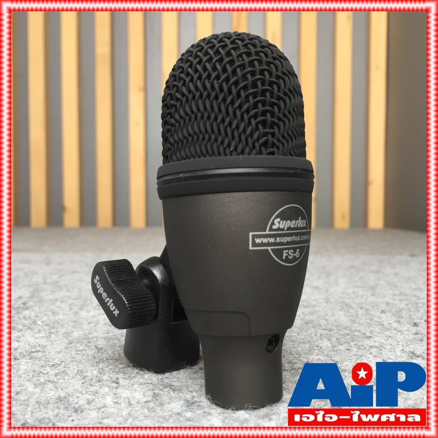 SUPERLUX FS6 ไมค์เครื่องดนตรี ไมค์ ไมค์กลอง MIC ไมค์ดนตรี ไมค์Dynamic Dynamic เอไอ-ไพศาล