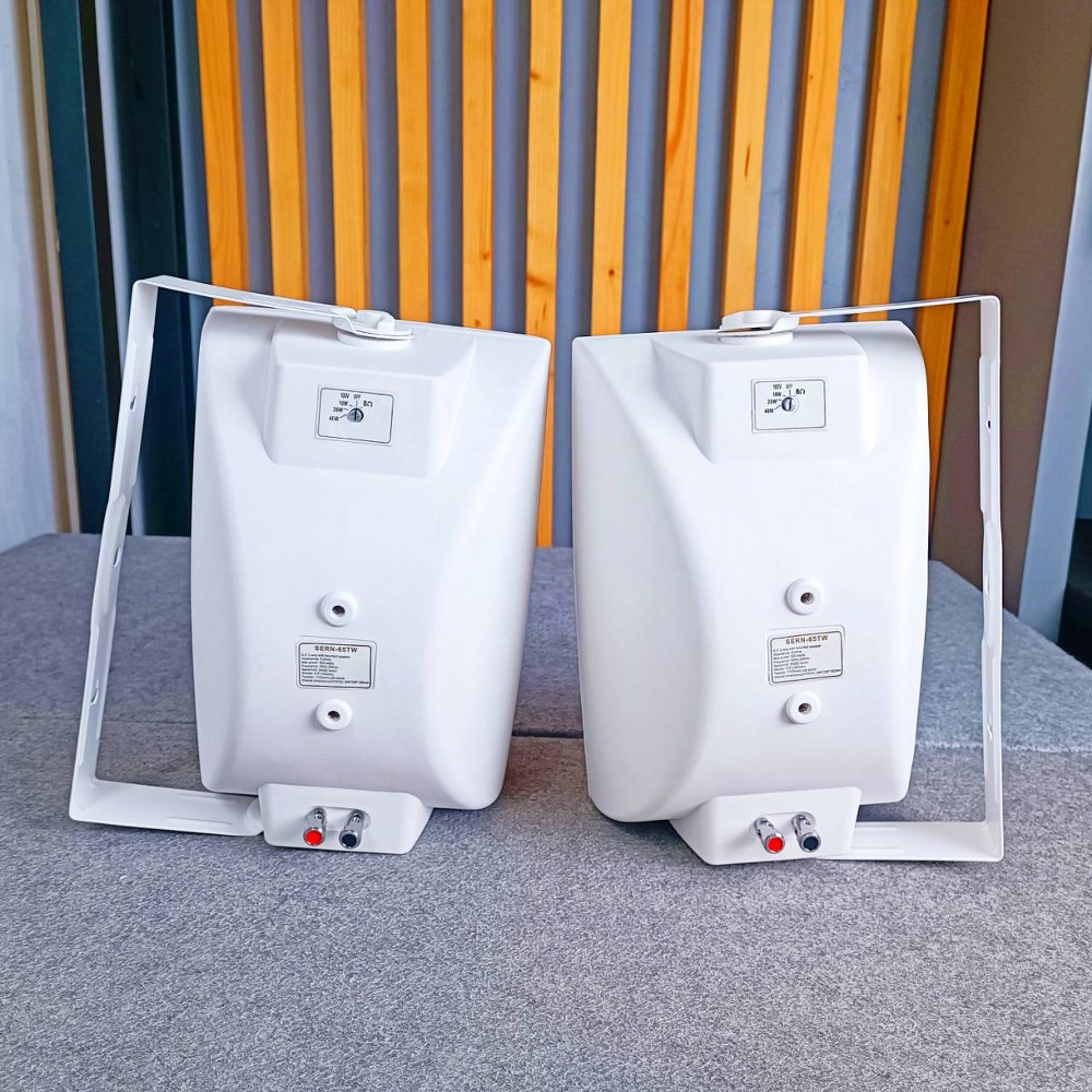 1 คู่ สีขาว DECCON sern-65TW มี LINE ตู้ลำโพง แขวน 6นิ้ว sern65 TW sern 65 ตู้ ลำโพง ติดผนัง เอไอ-ไพศาล