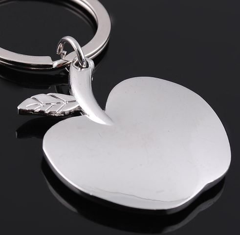 พวงกุญแจ ผลไม้ พวงกุญแจ ผลแอปเปิ้ล สีเงิน ของชำร่วย ของที่ระลึก งานแต่งงาน งานจบการศึกษา งานเลี้ยง 461282