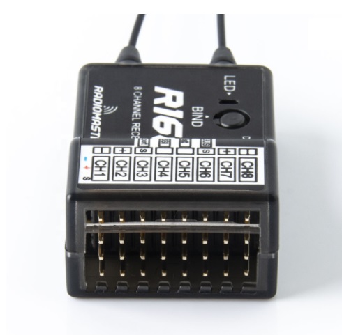 รีซีฟ Receiver RadioMaster R168 16CH 2.4G Frsky D16 Compatible PWM Mini Receiver with Sbus for OpenTX D16 Tr Rc