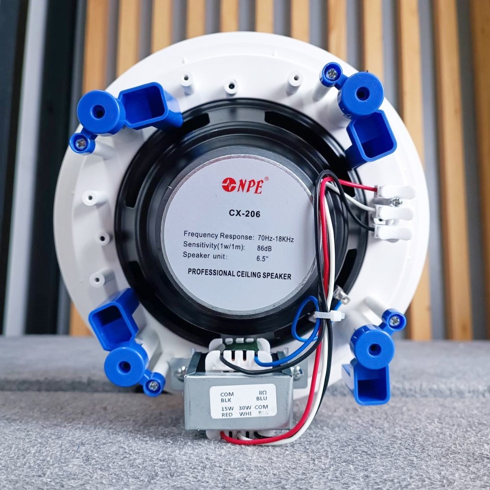 1ดอก NPE CX-206 ลำโพงเพดาน 6.5นิ้ว ลำโพงติดเพดาน ลำโพงติดเพดาน6.5นิ้ว CX206 CX 206 ลำโพงฝั่งฝ้า ลำโพง เพดาน เอไอ-ไพศาล