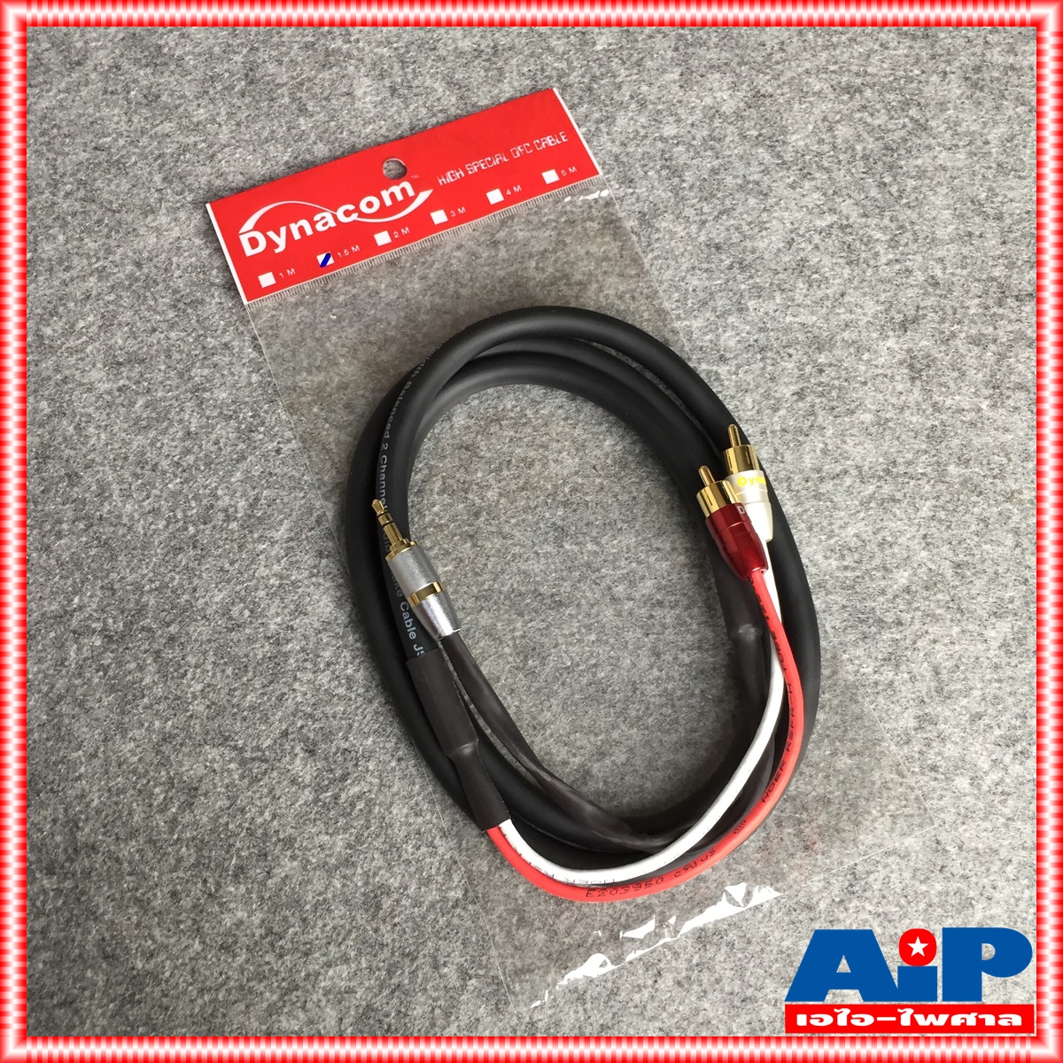 1.5เมตร DYNACOM JSL289 สาย TR-ST ออก P.RCAx2 1.5M สายสัญญาณ เสียง สายแจ็ค ไดน่าคอม เอไอ-ไพศาล