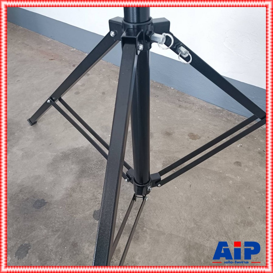 TADA DA-25T ขาตั้งไฟมีรอก2ชั้น ขาแขวนลำโพง+ไฟ2ชั้น ธาดา ขาตั้งไฟ ขาตั้งลำโพง แบบใช้รอก DA 25T DA25T เอไอ-ไพศาล