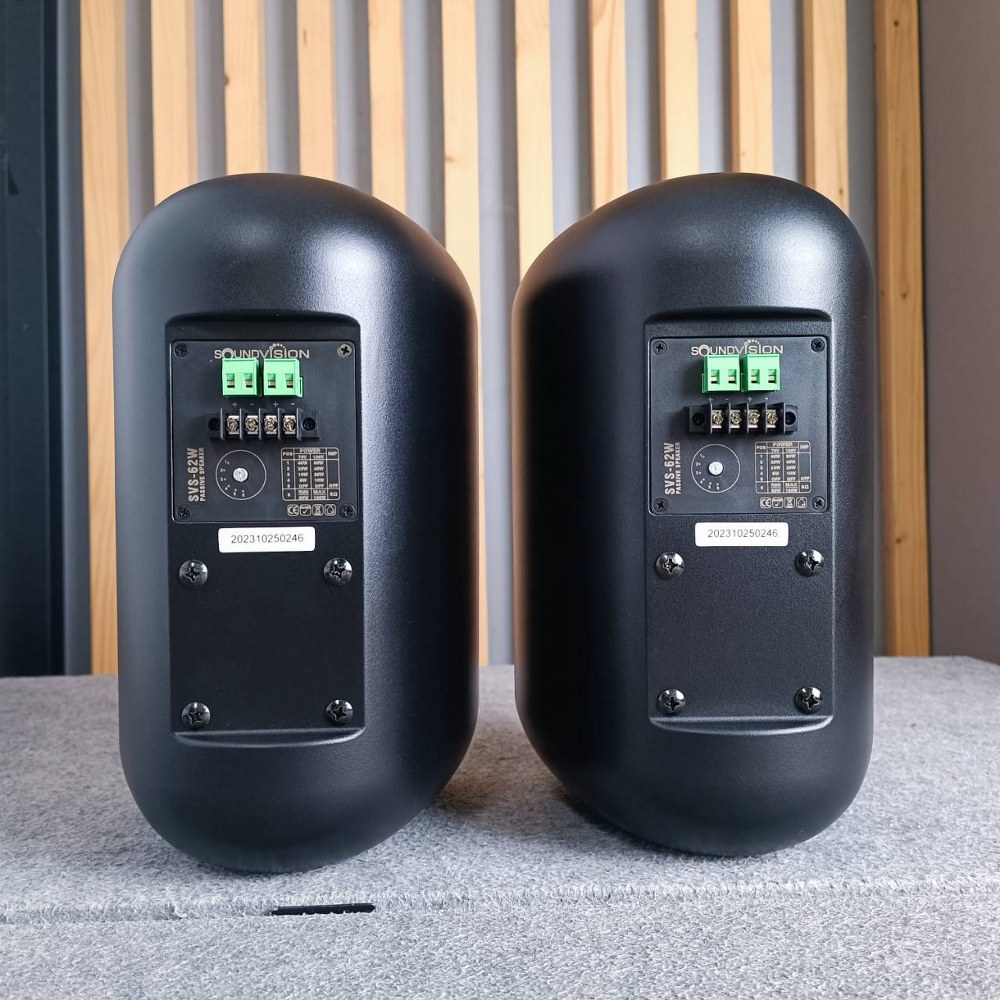 SOUNDVISION SVS-62WB ตู้ลำโพงแขวน มีLINE สีดำ ลำโพงติดผนัง ตู้ลำโพง Passive 2 ทาง SVS 62WB SVS62WB เอไอ-ไพศาล